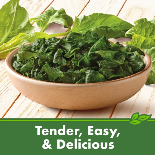 Cascadian Farm Organic Frozen Cut Spinach Perspective: back