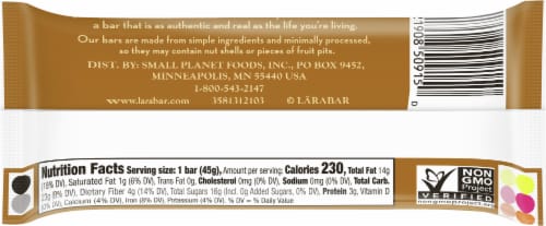 Larabar™ Pecan Pie Fruit and Nut Bar Perspective: back