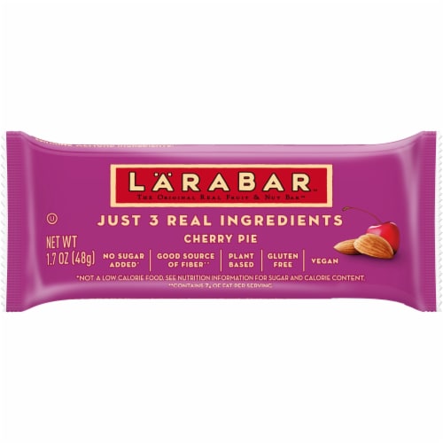 Larabar Cherry Pie Fruit and Nut Bars Perspective: back