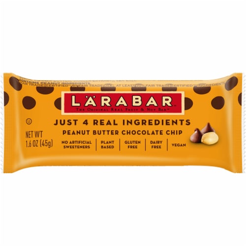 Larabar™ Peanut Butter Chocolate Chip Fruit & Nut Bar Perspective: back