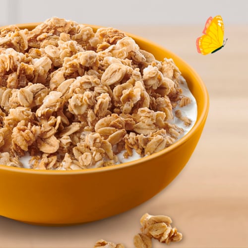 Cascadian Farm™ Organic Whole Grain Oats and Honey Granola Perspective: back