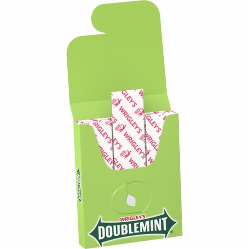 Wrigley's Doublemint Mint Gum Chewing Gum Pack Perspective: back