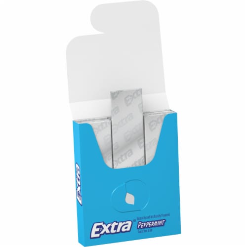 EXTRA Peppermint Sugar Free Chewing Gum Perspective: back