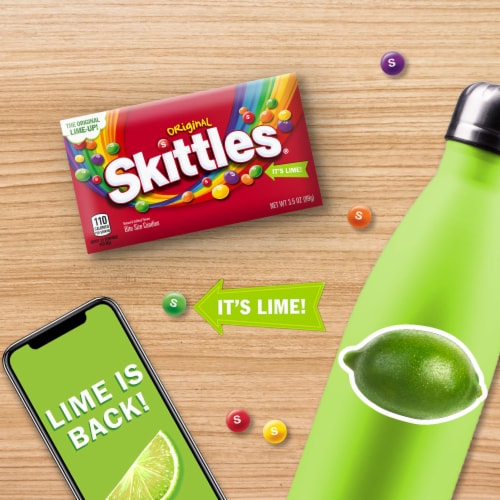 Skittles® Original Chewy Candy Theater Box Perspective: back