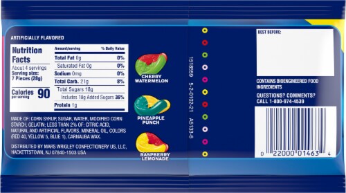 Life Savers Gummies Collisions Share Size Perspective: back