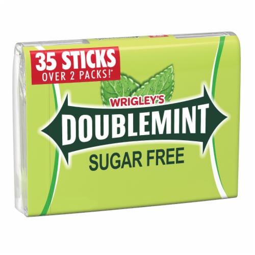 Wrigley's Doublemint Mint Gum Chewing Gum Mega Pack Perspective: back