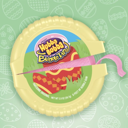 Hubba Bubba Original Easter Bubble Gum Tape Perspective: back