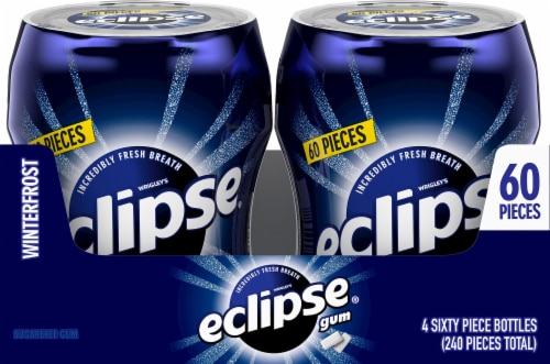 Eclipse Winterfrost Sugar-Free Gum Perspective: back