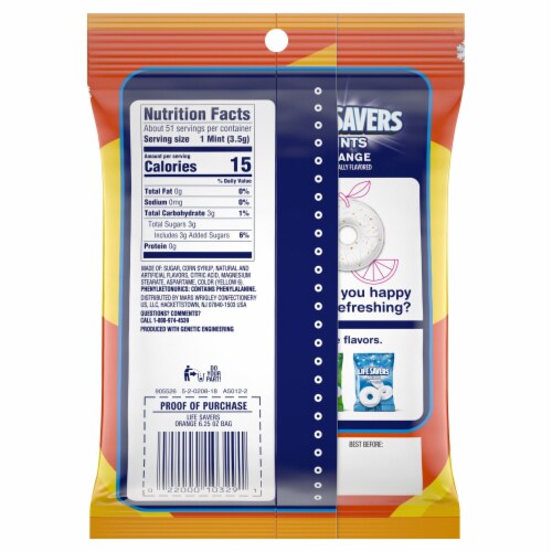 Lifesavers Orange Mints Nutrition Information Besto Blog