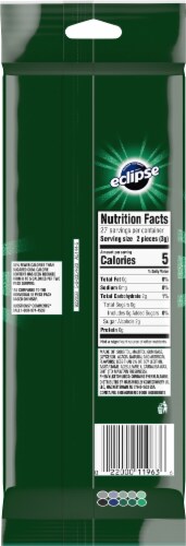 Eclipse® Sugar Free Spearmint Sugarfree Gum Perspective: back