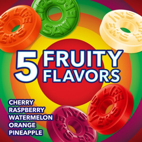 LIFE SAVERS Hard Candy 5 Flavors Party Size Bag Perspective: back