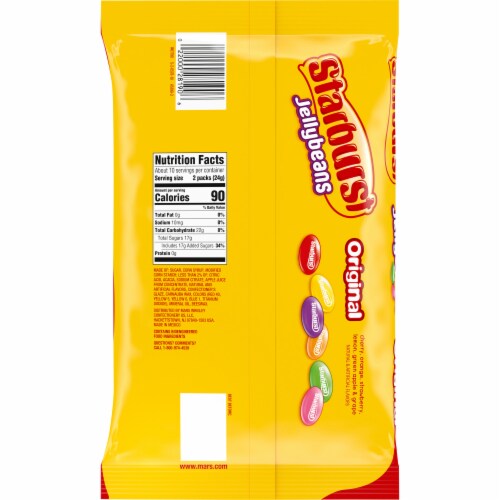 STARBURST Easter Jelly Beans Chewy Candy Fun Size Candy Assortment Bag Perspective: back