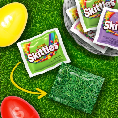 Skittles Original Impossible Egg Hunt Easter Candy Perspective: back