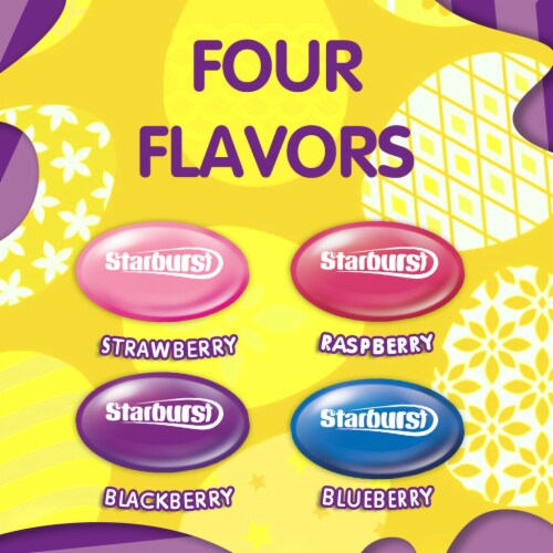 Starburst Very Berry Jelly Beans Easter Candy Perspective: back