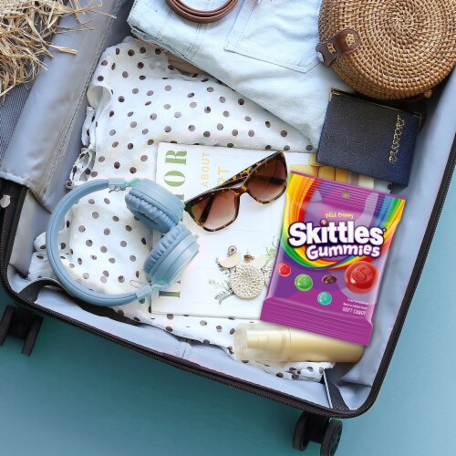 Skittles Wild Berry Gummy Candy Bag Perspective: back