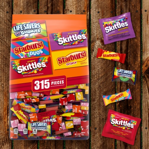 Mars Assorted Fun Size Halloween Candy Mix Perspective: back
