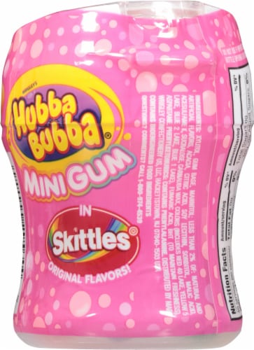 Hubba Bubba® Skittles® Flavor Mini Gum Pack Perspective: back