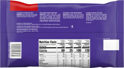 Mars Assorted Halloween Candy Party Size Bag Perspective: back