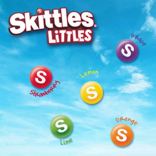 Skittles Original Littles Chewy Halloween Candy Mega Tube Perspective: back
