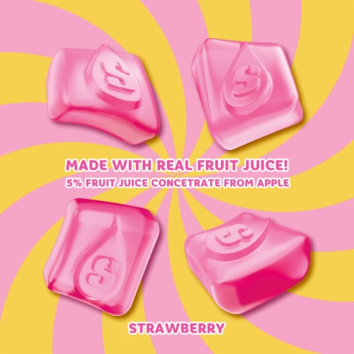Starburst Gummies All Pink Gummy Candy Bag Perspective: back