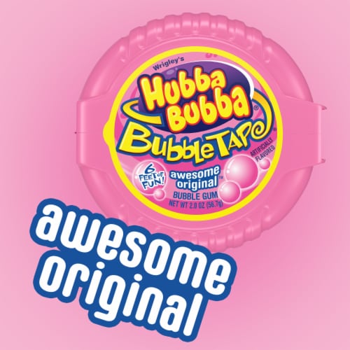 HUBBA BUBBA Original Bubble Gum Tape Perspective: back