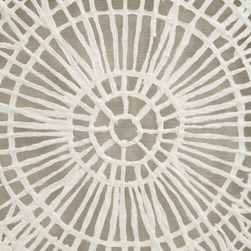 Henna Framed Medallion Rice Paper Shadow Box Wall Decor Perspective: back