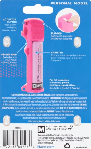 Mace Personal Pepper Spray Perspective: back