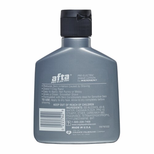 Mennen Afta Pre-Electric Original Shave Lotion Perspective: back