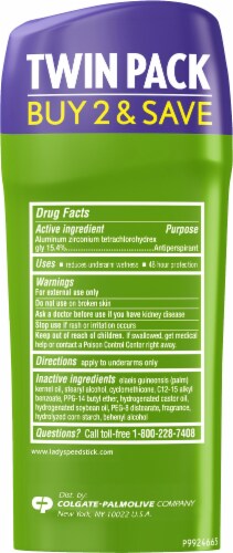 Lady Speed Stick® Powder Fresh Invisible Dry® Antiperspirant/Deodorant Twin Pack Perspective: back