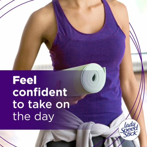 Lady Speed Stick Invisible Dry Power Antiperspirant Deodorant Wild Freesia Perspective: back