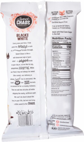 Sweet Chaos Chocolatey Double Drizzle Handmade Kettle Corn Perspective: back