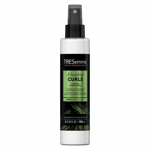 TRESemmé Flawless Curls Refresher Spray with Coconut and Avocado Oil to Rehydrate and Tame Frizz Perspective: back