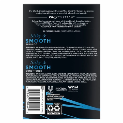 TRESemme® Argan Oleo Blend™ Silky & Smooth Shampoo and Conditioner Set Perspective: back