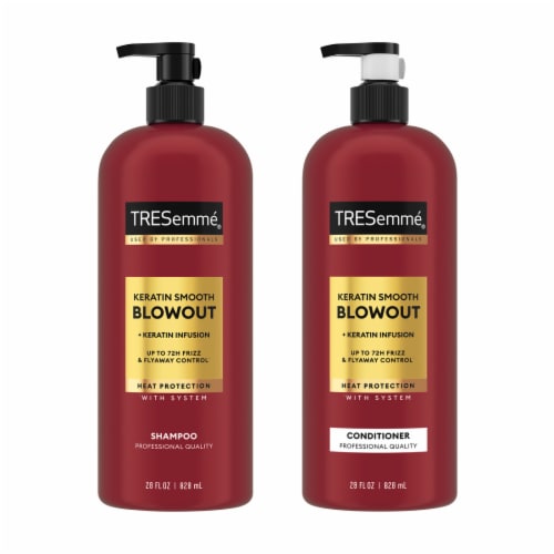 TRESemmé Keratin Smooth Shampoo and Conditioner Perspective: back