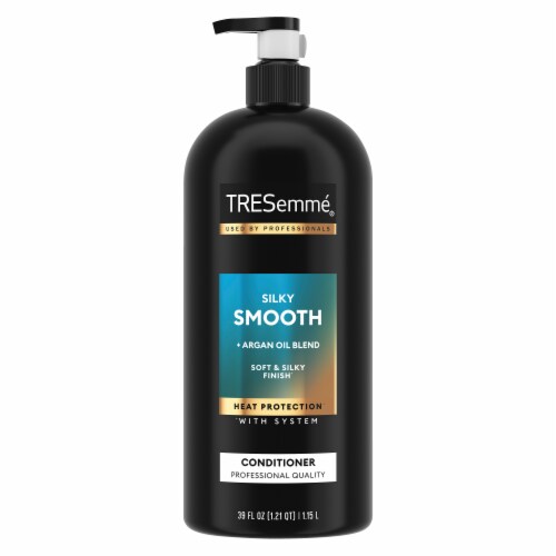 TRESemmé Silky & Smooth Anti-Frizz Conditioner with Pump Perspective: back
