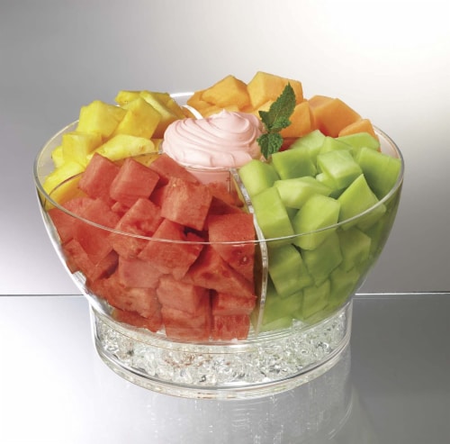 Prodyne Cold Ice Acrylic Bowl - Clear Perspective: back