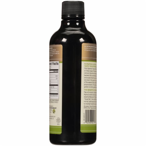 Spectrum Essentials® Organic Omega 3 Flax Oil Perspective: back