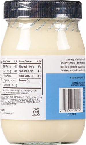 Spectrum™ Organic Mayonnaise Perspective: back