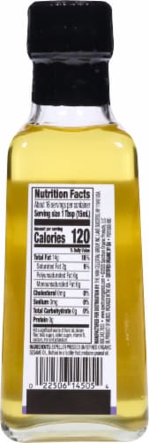 Spectrum Culinary Organic Sesame Oil Perspective: back