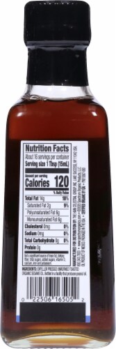 Spectrum Organic Unrefined Toasted Sesame Oil Perspective: back