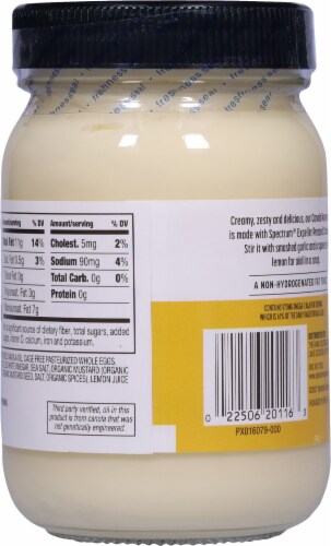 Spectrum Culinary® Canola Mayonnaise Perspective: back