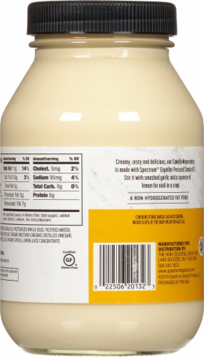 Spectrum™ Canola Mayonnaise Perspective: back