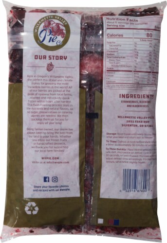 Willamette Valley Pie Co. Oregon Berry Mix Perspective: back