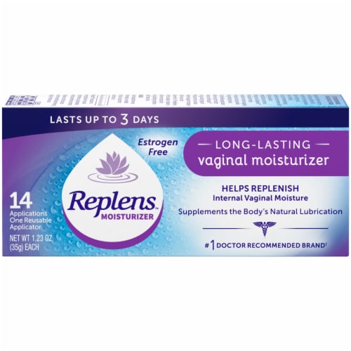 Replens Vaginal Moisturizer Long Lasting Fragrance Free Perspective: back