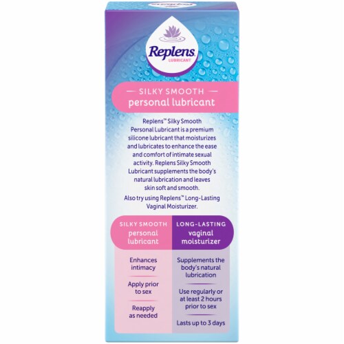 Replens Silky Smooth Personal Lubricant Perspective: back