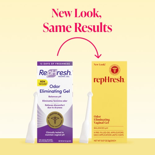 RepHresh Odor Eliminating Vaginal Gel Perspective: back