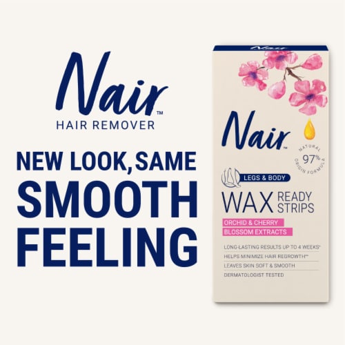 Nair Wax Ready Strips for Legs & Body Perspective: back