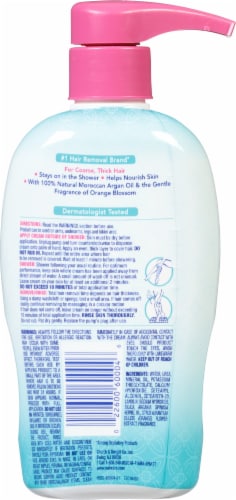 Nair Shower Power Natural Moroccan Argan Oil & Orange Blossom Hair Remover  Cream, 13 oz - Food 4 Less