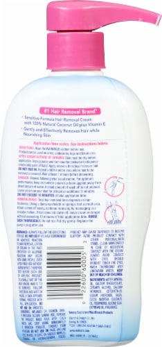 Nair Shower Power Sensitive Formula Coconut Oil Hair Remover, 12 oz - Pick  'n Save
