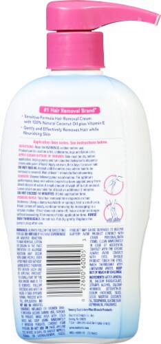 Nair™ Shower Power™ Sensitive Formula Coconut Oil Hair Remover Perspective: back